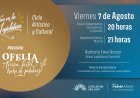 La Legislatura abre el ciclo "Voces en la Legislatura" con un homenaje a Ofelia Zúccoli