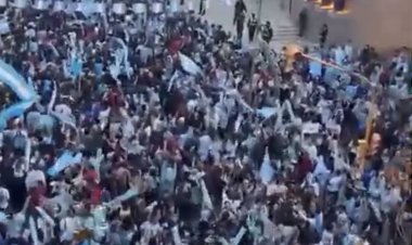 Argentina finalista: mas de 20 detenidos en los festejos en la Plaza 25 de Mayo