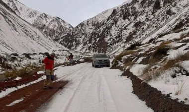 Calingasta se tiñó de blanco