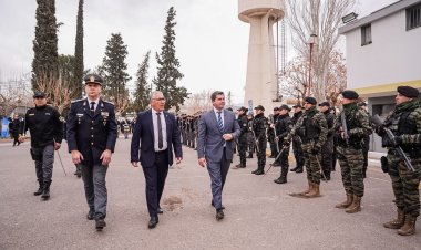 Orrego encabezó el acto por el Día del Agente Penitenciario y destacó el compromiso de quienes trabajan por la seguridad