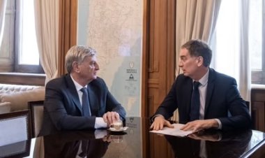 Santilli se reunió con el gobernador de La Pampa para avanzar en el traspaso de obras del Procrear y la caja previsional