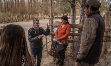 El Ministerio de Familia desplegó operativos preventivos por las lluvias y nevadas