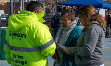 Rawson en comunidad llega a la Villa 17 de Agosto con una nueva jornada de servicios