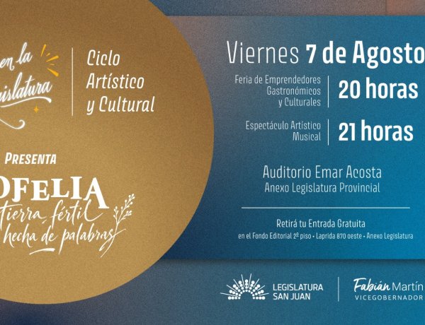 La Legislatura abre el ciclo "Voces en la Legislatura" con un homenaje a Ofelia Zúccoli