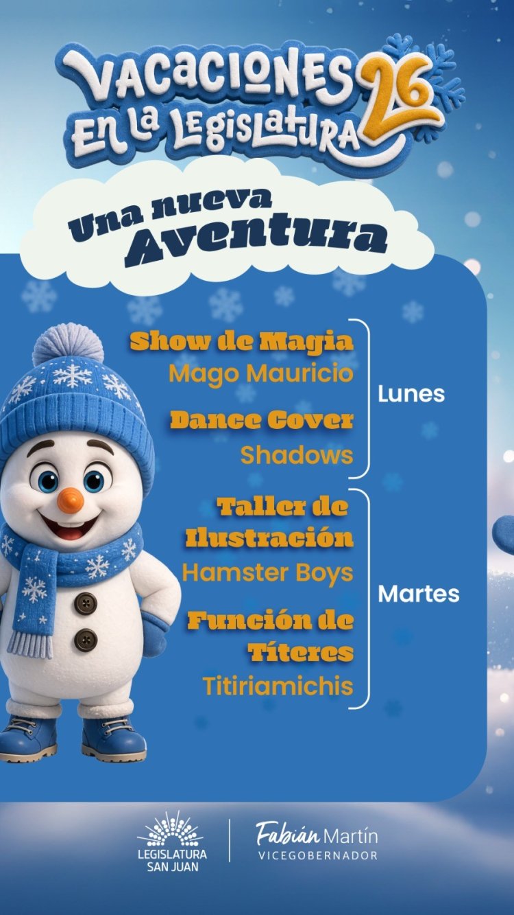 Vacaciones de invierno: viví una nueva aventura en la Legislatura
