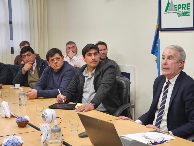 El intendente Espejo asistió a la reunión convocada por el EPRE para analizar la ampliación de la red de 500 kV