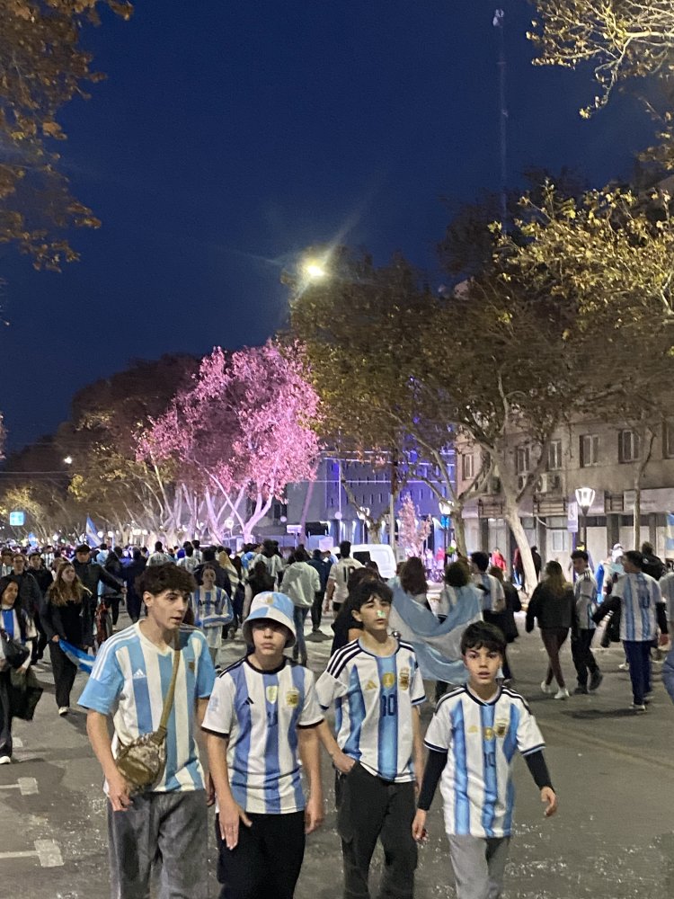 Argentina finalista: San Juan estalló de alegría