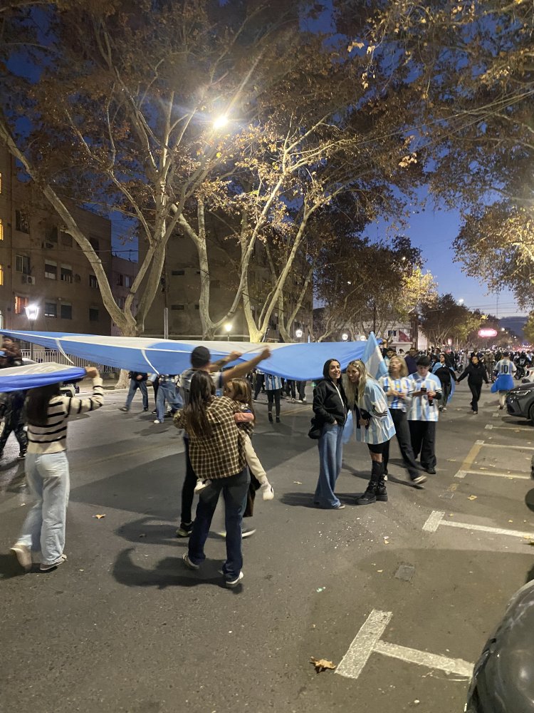 Argentina finalista: San Juan estalló de alegría