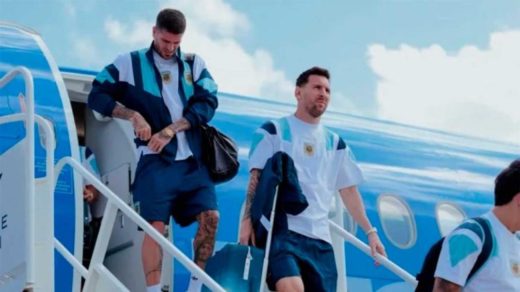 La Selección argentina vuelve al país tras la final del Mundial