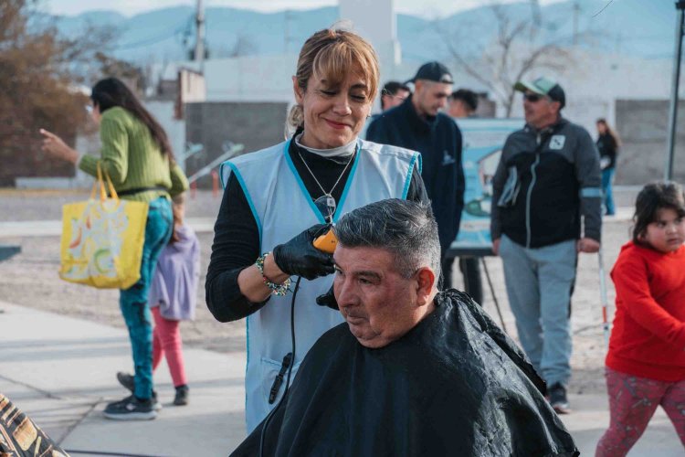 Rawson en Comunidad llega al barrio Sierra Morada con una nueva jornada de servicios