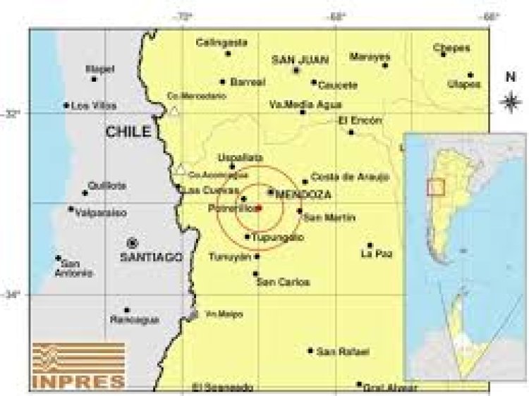 Mendoza: un sismo de 4,3 grados sacudió a la provincia y se sintió en San Juan