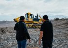 El intendente Espejo supervisó los trabajos de encausamiento y defensa en el río Jáchal ante alertas meteorológicas
