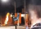 Chocó contra un gabinete de gas en San Martín y debieron evacuar el barrio