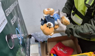 Enviaban marihuana oculta dentro de un oso de peluche y Gendarmería los descubrió en un control