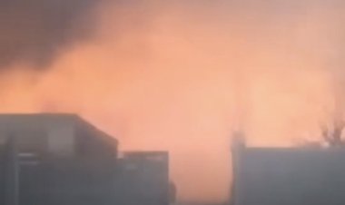 Incendio de pastizales en Albardón puso en alerta a viviendas cercanas