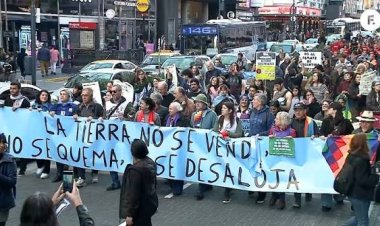En San Juan marcharon contra el proyecto de Ley de Tierras