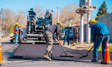 Rivadavia avanza con la repavimentación de calle Reconquista