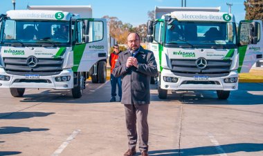Miodowsky presentó dos nuevas movilidades para fortalecer los servicios en Rivadavia