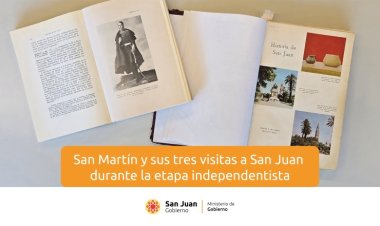San Martín y sus tres visitas a San Juan durante la etapa independentista
