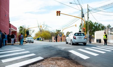 Rivadavia inauguró la repavimentación de calle Reconquista y suma su tercera obra en la semana aniversario
