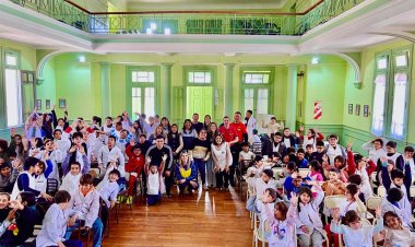 El Municipio de Jáchal y Bomberos dictaron una jornada de prevención sísmica para nivel primario