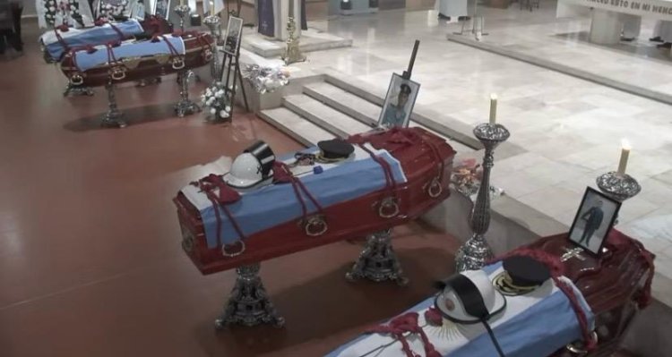 Así fue la misa en honor a las víctimas de la Tragedia en Valle Fértil
