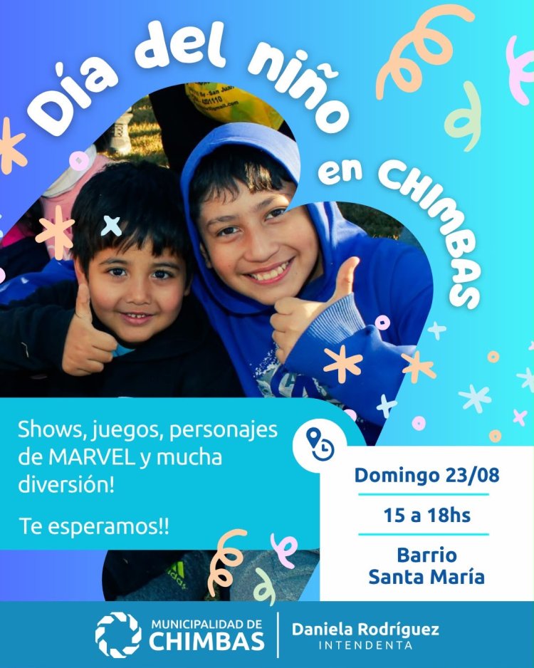 Continúan los festejos por el Día del Niño en distintos puntos de Chimbas