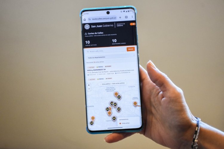 Conoce la plataforma online geolocalizada ante cortes de calles intermitentes
