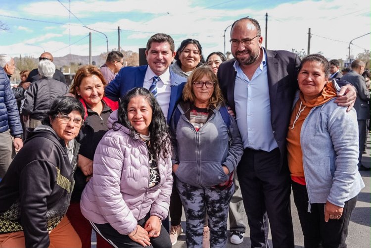 Más de 13.000 m² de calles renovadas: Rivadavia inauguró la repavimentación de Godoy y Baigorria