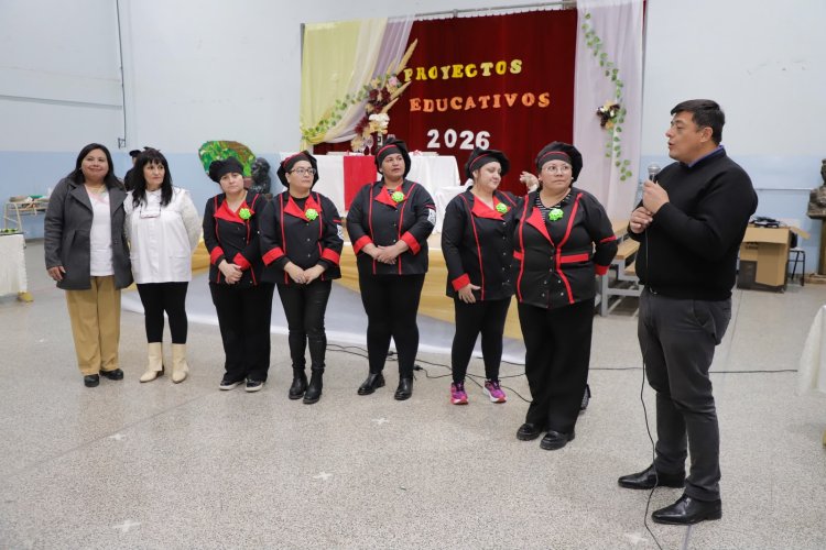 La Escuela Técnica Laboral Gregoria Matorras de San Martín presentó sus proyectos educativos ante autoridades jachaleras