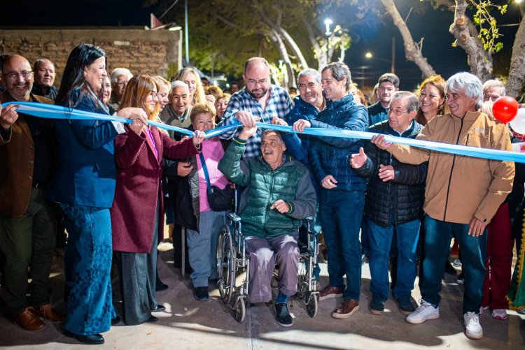 Rivadavia inaugura más obras para  La Bebida