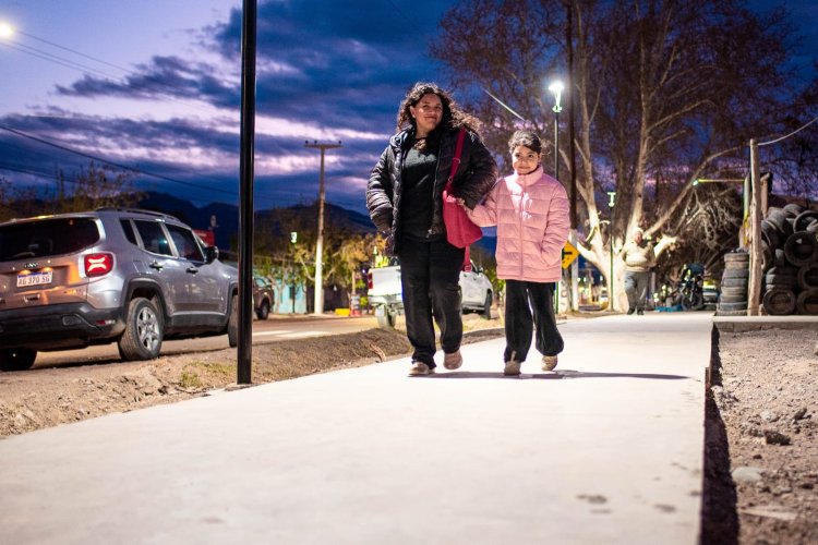 Rivadavia inaugura más obras para  La Bebida