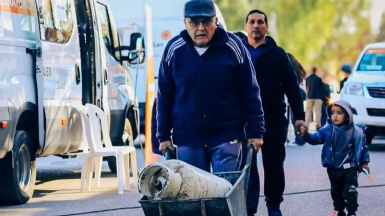 Garrafa Hogar visita Santa Lucía, 9 de Julio, Chimbas, Rawson, Calingasta y 25 de Mayo
