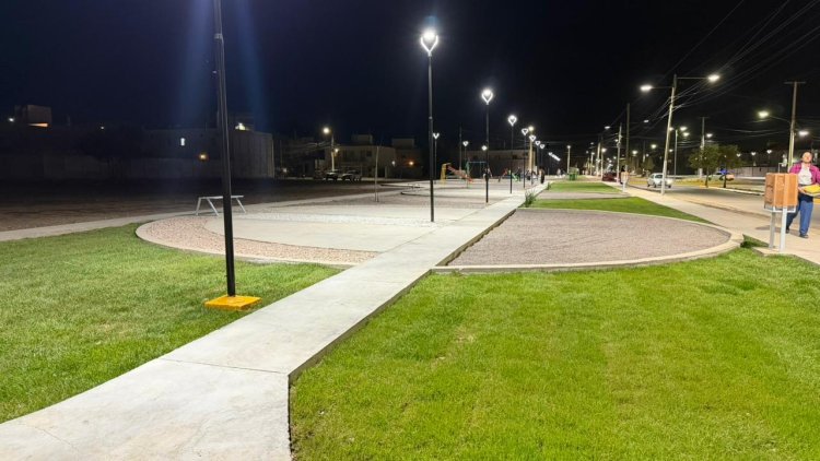 Rivadavia coronó una semana a pura obra con la inauguración de cuatro nuevos espacios en el Barrio Del Bono Green