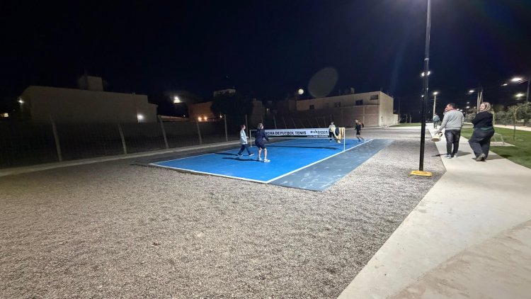 Rivadavia coronó una semana a pura obra con la inauguración de cuatro nuevos espacios en el Barrio Del Bono Green