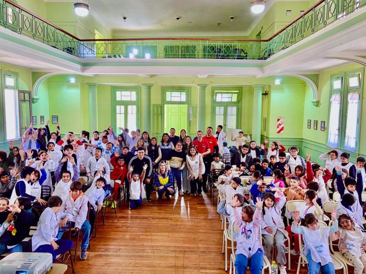 El Municipio de Jáchal y Bomberos dictaron una jornada de prevención sísmica para nivel primario
