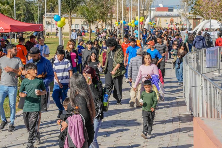 Unas 25 mil personas celebraron el Mes de las Infancias en el Parque de Chimbas