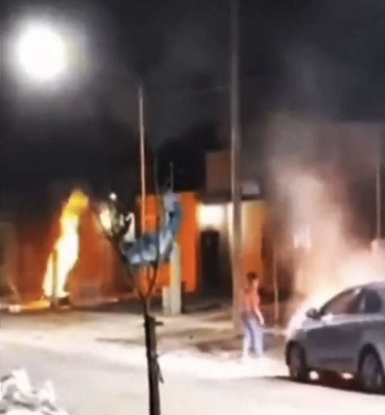 Chocó contra un gabinete de gas en San Martín y debieron evacuar el barrio
