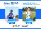 El ciclismo sanjuanino le dio dos medallas a Argentina: Oro para Mateo Kalejman y bronce para Delfina Dibella