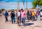 Miodowsky recorrió Villa Molina y anunció el inicio del pavimento