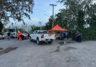 Asisten a las familias afectadas por los incendios