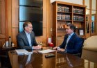 Santilli recibe a Orrego en la Casa Rosada