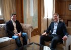 Santilli recibió a Orrego en la Casa Rosada
