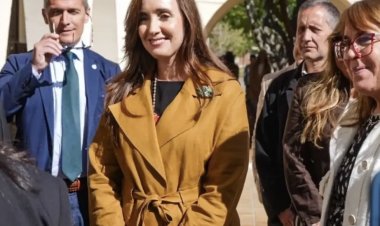 Victoria Villarruel llegó a San Juan con una agenda marcada por la minería y la producción