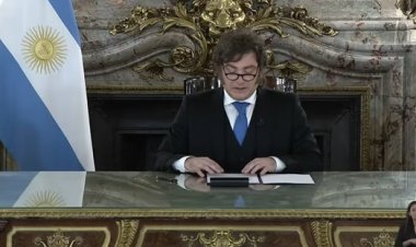 Las principales frases de Javier Milei en la cadena nacional por Malvinas
