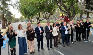 Orrego inauguró las obras de la avenida Libertador