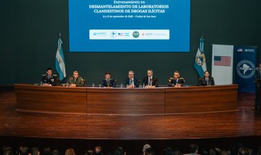 150 efectivos de fuerzas nacionales y provinciales concluyeron capacitación para fortalecer la respuesta ante drogas sintéticas