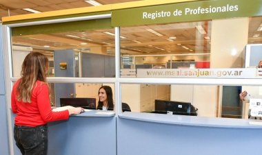 San Juan avanza en la digitalización del registro de profesionales de la salud