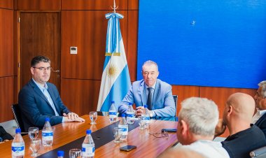 El Vicegobernador recibió a emprendedores mineros de Valle Fértil