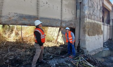 Hidráulica culminó una intervención de emergencia en las compuertas del Dique Pachimoco